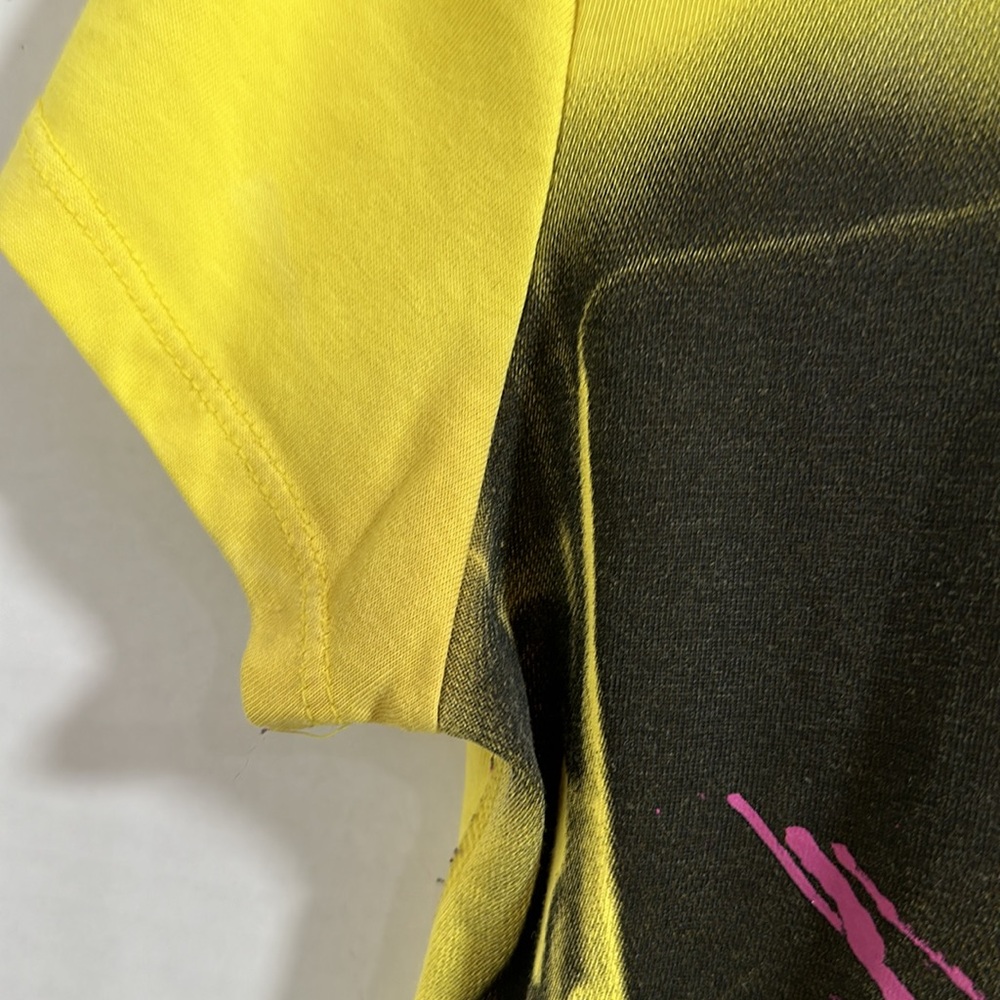 Nike running neon yellow run wild short sleeve top size small - Picture 5 of 7
